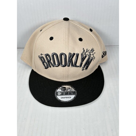 New Era Brooklyn Nets Team Art 9FIFTY Hat Cap Adjustable Snapback NBA NWT - Picture 1 of 5